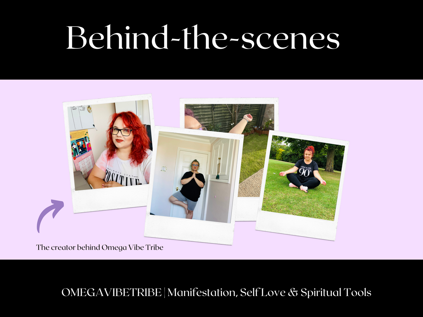 Behind the scenes Omega Vibe Tribe pictures with the creator Lexi Beqiri