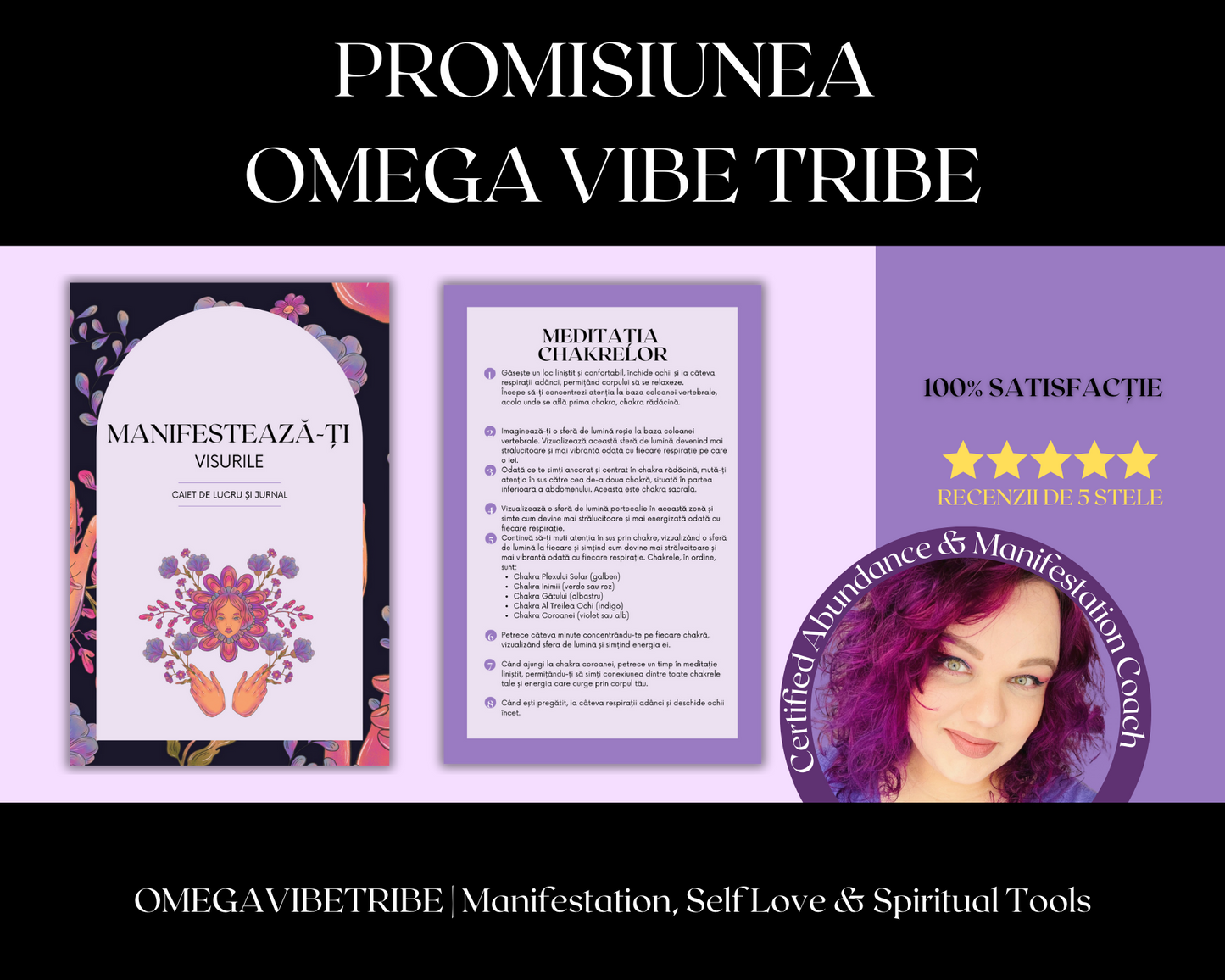 omega vibe tribe iti promite suta la suta satisfactie la acest caiet de lucru numit manifesteaza visurile