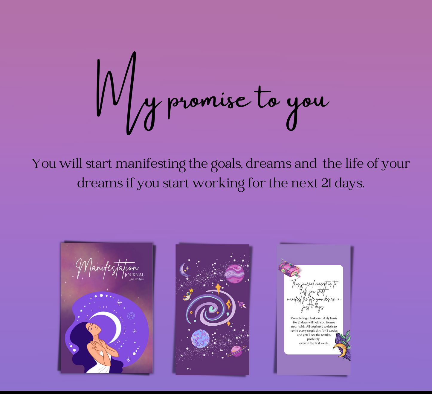 Manifestation Journal, Manifestation Gifts, Printable Manifestation Journal, Spiritual Gifts UK, Manifestation Workbook