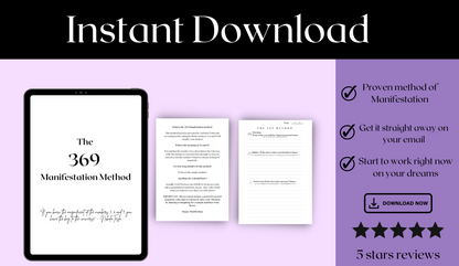 instand download of the manifestation journal page manifestation method
